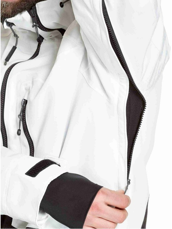 Meatfly Meatfly moški SNB & SKI jakna Cronos White / Morph Black