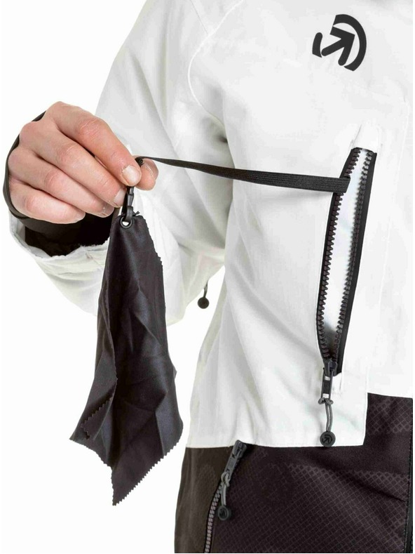 Meatfly Meatfly moški SNB & SKI jakna Cronos White / Morph Black