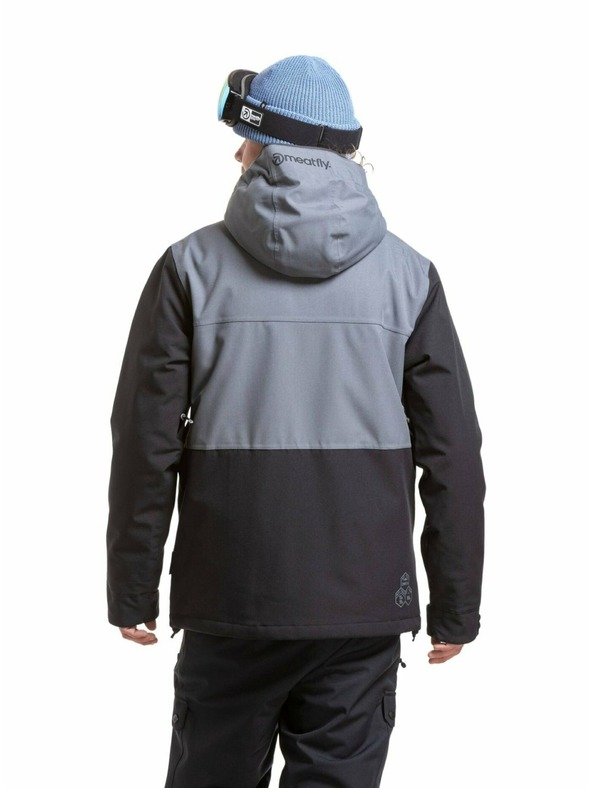 Meatfly Meatfly moški SNB & SKI jakna Manifold Dark Grey / Black