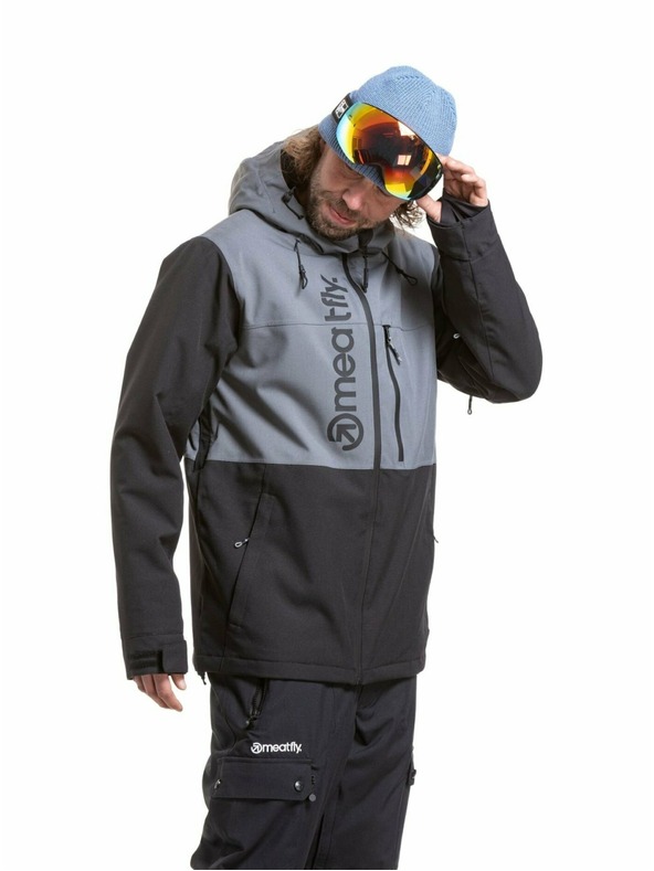 Meatfly Meatfly moški SNB & SKI jakna Manifold Dark Grey / Black