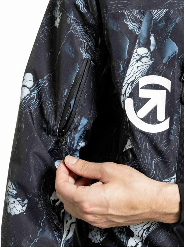 Meatfly Meatfly moški SNB & SKI jakna Shader Deep Lake