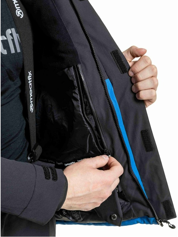 Meatfly Meatfly moška SNB & SKI jakna Vertigo Black / Blue Sky