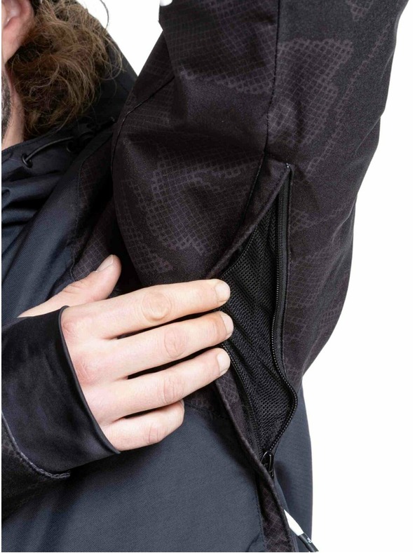 Meatfly Meatfly moška SNB & SKI jakna Manifold Morph Black