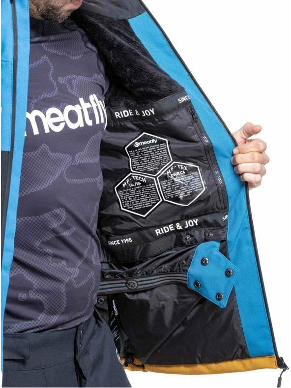 Meatfly Meatfly moška SNB & SKI jakna Manifold Wood / Blue