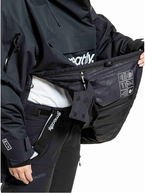 Meatfly Meatfly uniseks SNB & SKI jakna Maddie Black