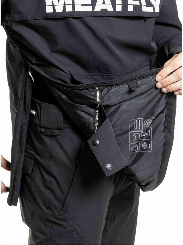 Meatfly Meatfly moška SNB & SKI jakna Zenith Black