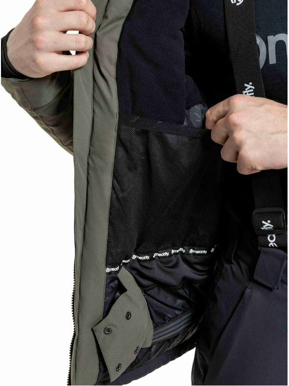 Meatfly Meatfly moška SNB & SKI jakna Vertigo Olive Dark / Black