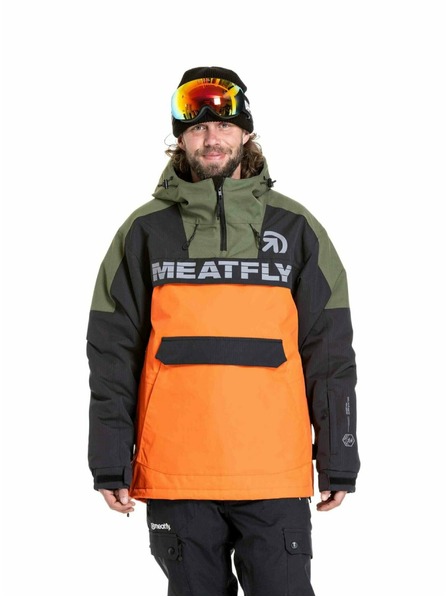 Meatfly Meatfly moška SNB & SKI jakna Zenith Orange / Black