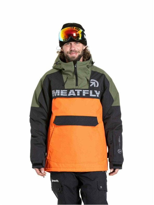 Meatfly Meatfly moška SNB & SKI jakna Zenith Orange / Black