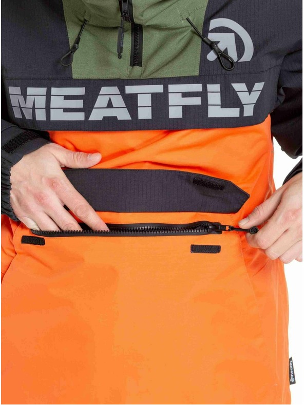 Meatfly Meatfly moška SNB & SKI jakna Zenith Orange / Black