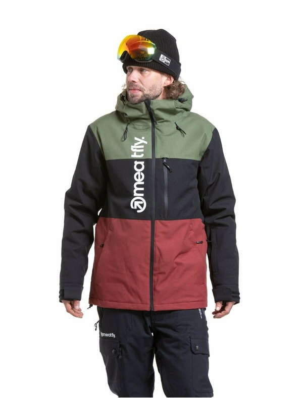 Meatfly Meatfly moška SNB & SKI jakna Manifold Bronze Green / Merlot