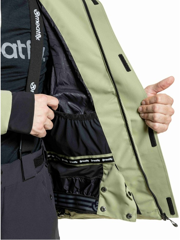 Meatfly Meatfly moška SNB & SKI jakna Acha Olive Light