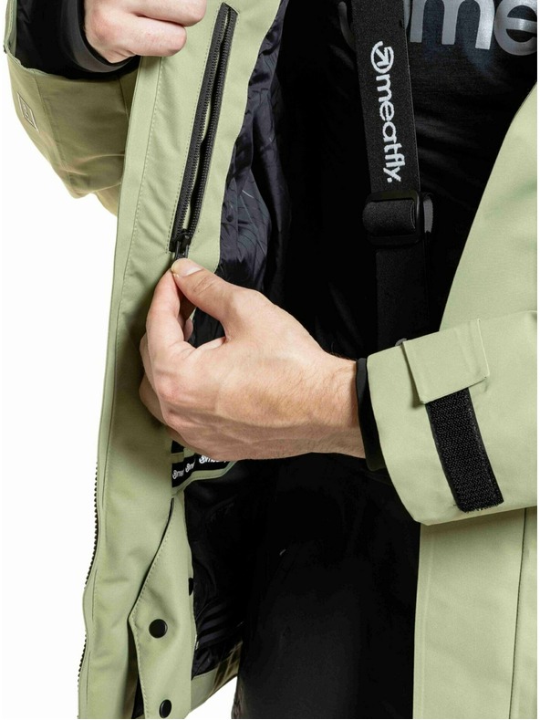Meatfly Meatfly moška SNB & SKI jakna Acha Olive Light