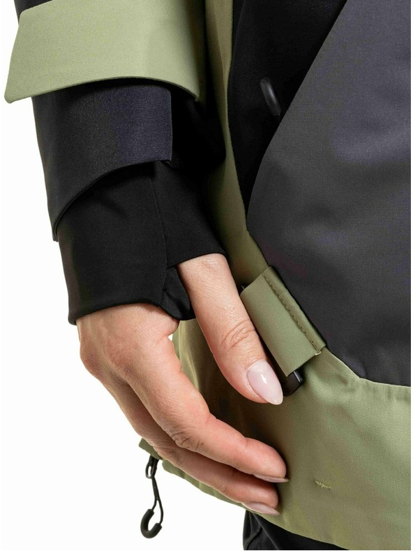 Meatfly Meatfly uniseks SNB & SKI jakna Maddie Black / Olive Light