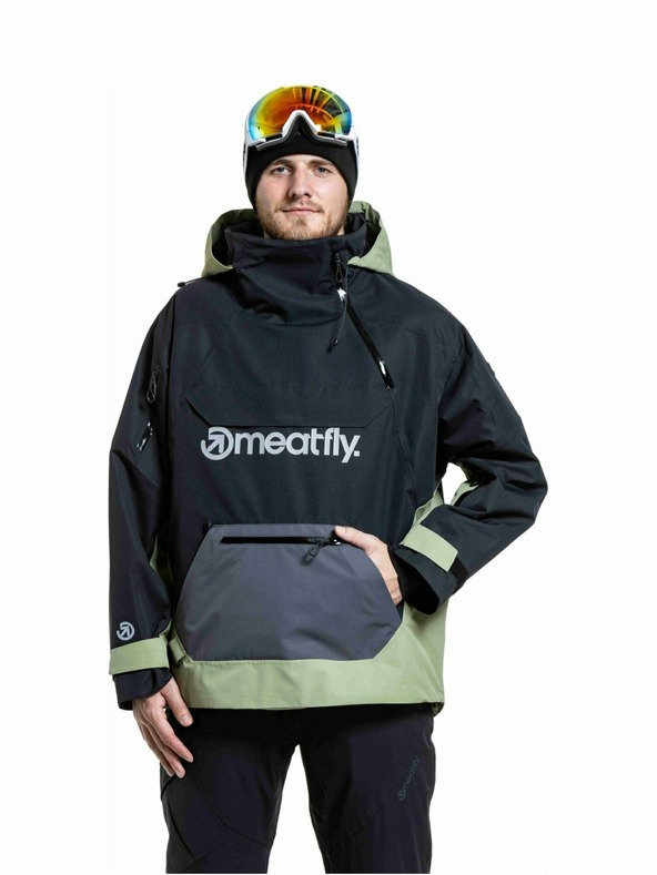 Meatfly Meatfly uniseks SNB & SKI jakna Maddie Black / Olive Light