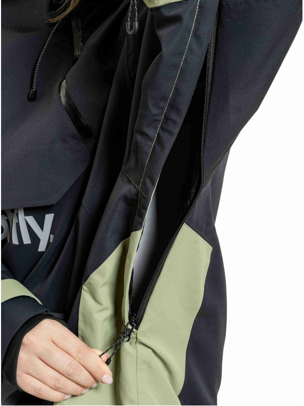 Meatfly Meatfly uniseks SNB & SKI jakna Maddie Black / Olive Light