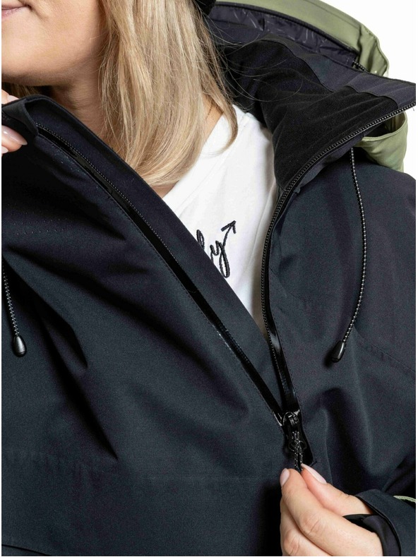 Meatfly Meatfly uniseks SNB & SKI jakna Maddie Black / Olive Light