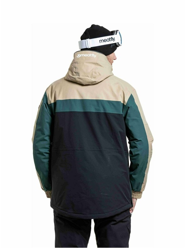 Meatfly Meatfly moška SNB & SKI jakna Zenith Black / Safari