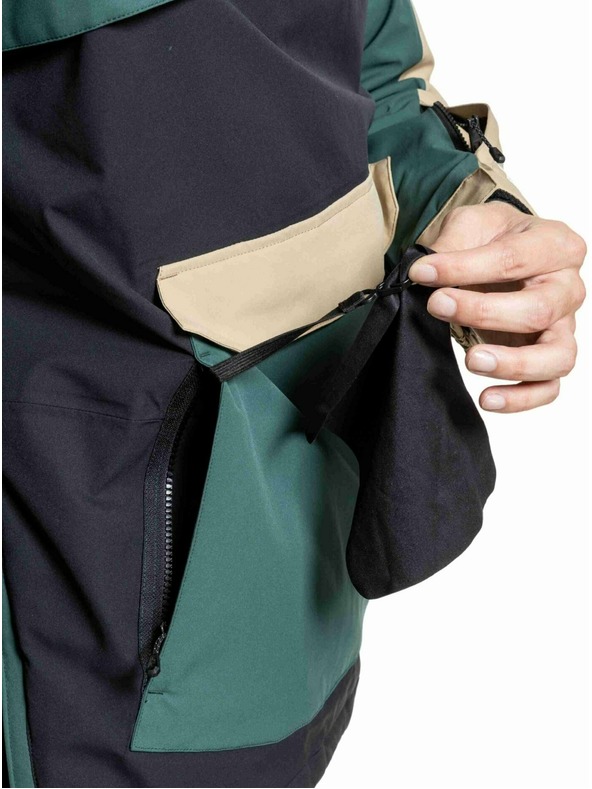 Meatfly Meatfly moška SNB & SKI jakna Zenith Black / Safari