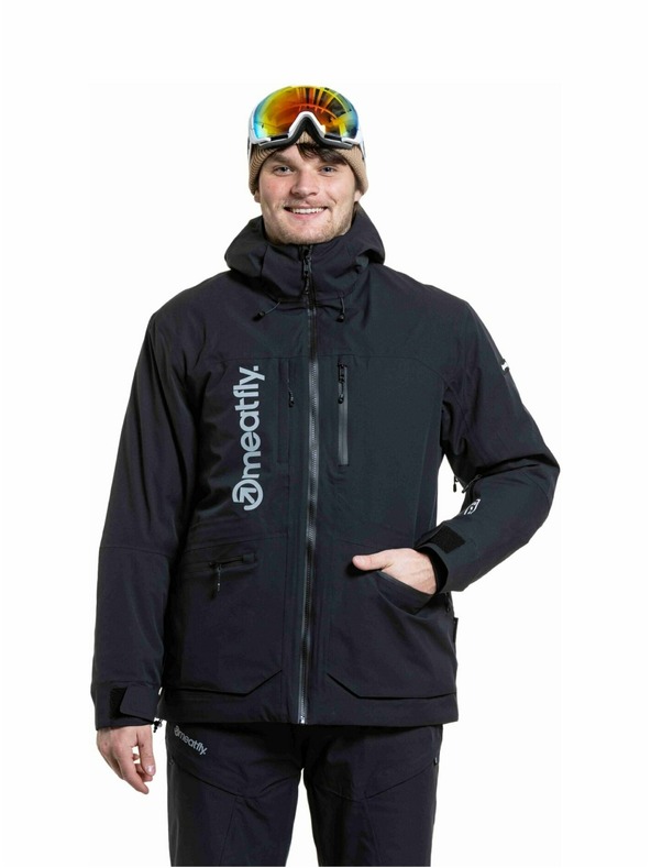 Meatfly Meatfly moška SNB & SKI jakna Manifold Black