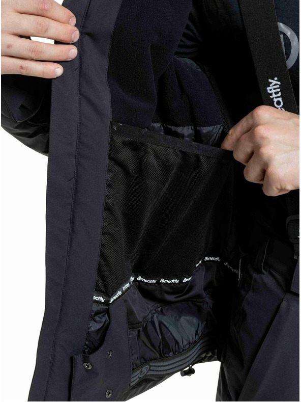 Meatfly Meatfly moška SNB & SKI jakna Manifold Black