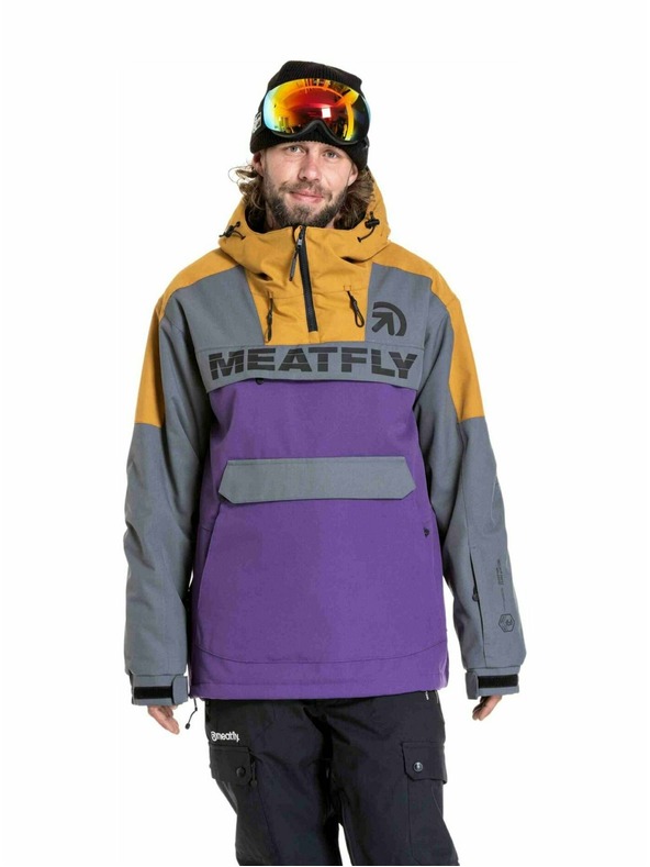 Meatfly Meatfly moška SNB & SKI jakna Zenith Dark Grey / Petunia