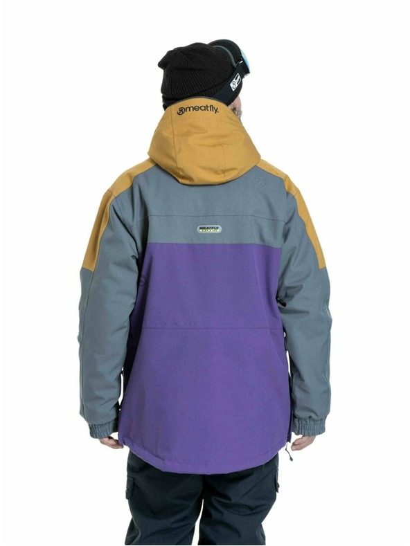 Meatfly Meatfly moška SNB & SKI jakna Zenith Dark Grey / Petunia
