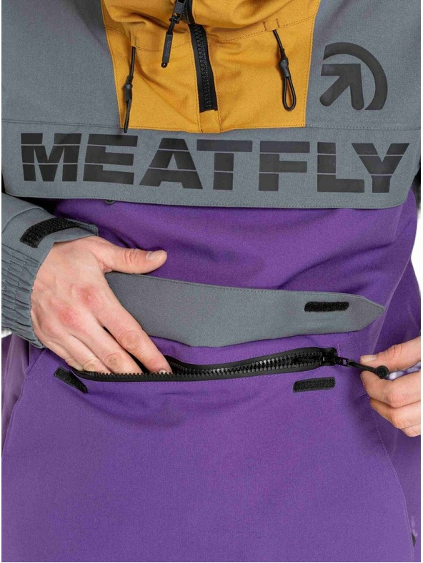 Meatfly Meatfly moška SNB & SKI jakna Zenith Dark Grey / Petunia