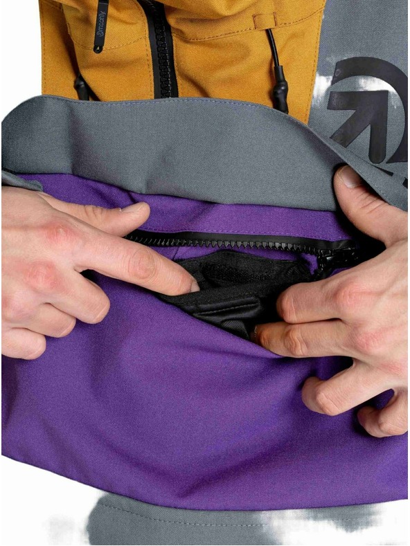 Meatfly Meatfly moška SNB & SKI jakna Zenith Dark Grey / Petunia