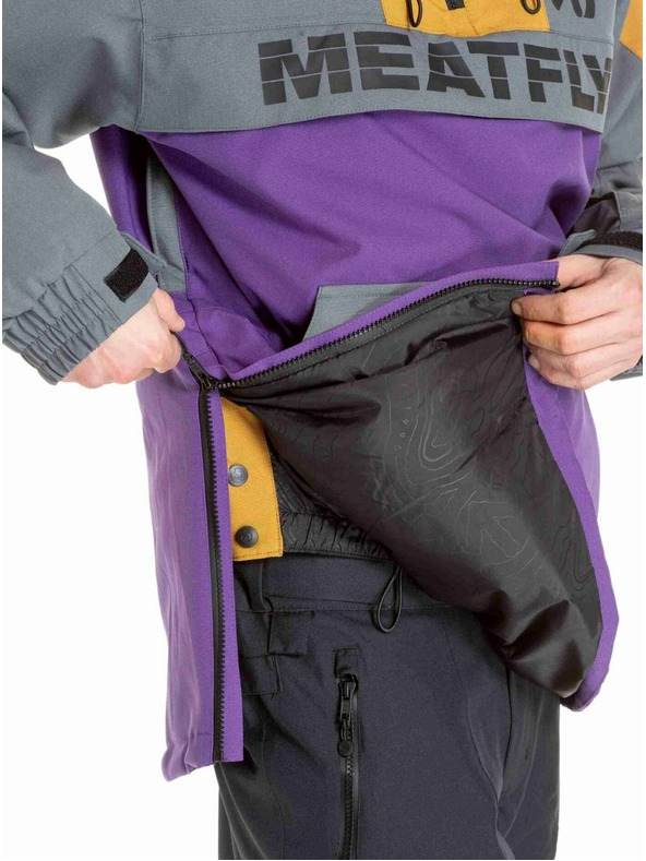 Meatfly Meatfly moška SNB & SKI jakna Zenith Dark Grey / Petunia