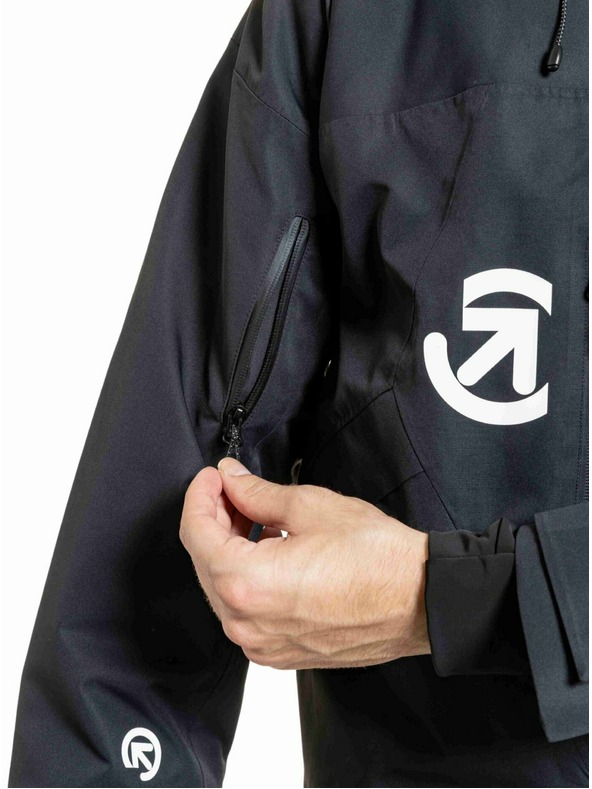 Meatfly Meatfly moški SNB & SKI jakna Shader Black