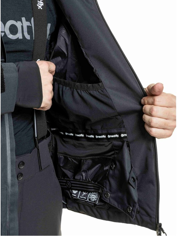 Meatfly Meatfly moški SNB & SKI jakna Shader Black
