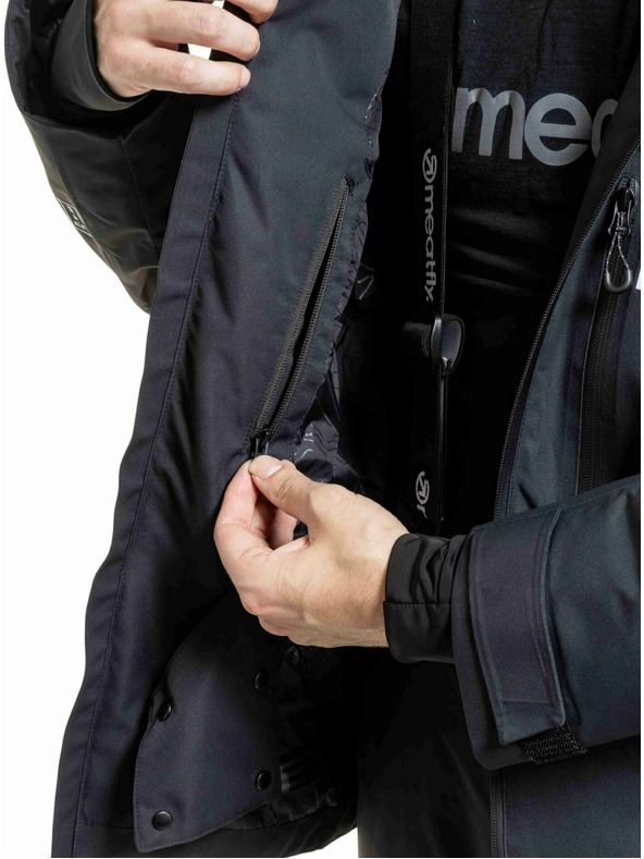 Meatfly Meatfly moški SNB & SKI jakna Shader Black
