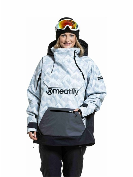 Meatfly Meatfly uniseks SNB & SKI jakna Maddie White Camo / Black