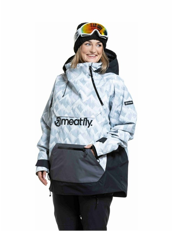 Meatfly Meatfly uniseks SNB & SKI jakna Maddie White Camo / Black