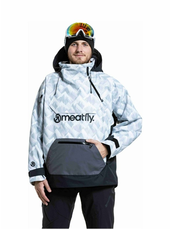 Meatfly Meatfly uniseks SNB & SKI jakna Maddie White Camo / Black