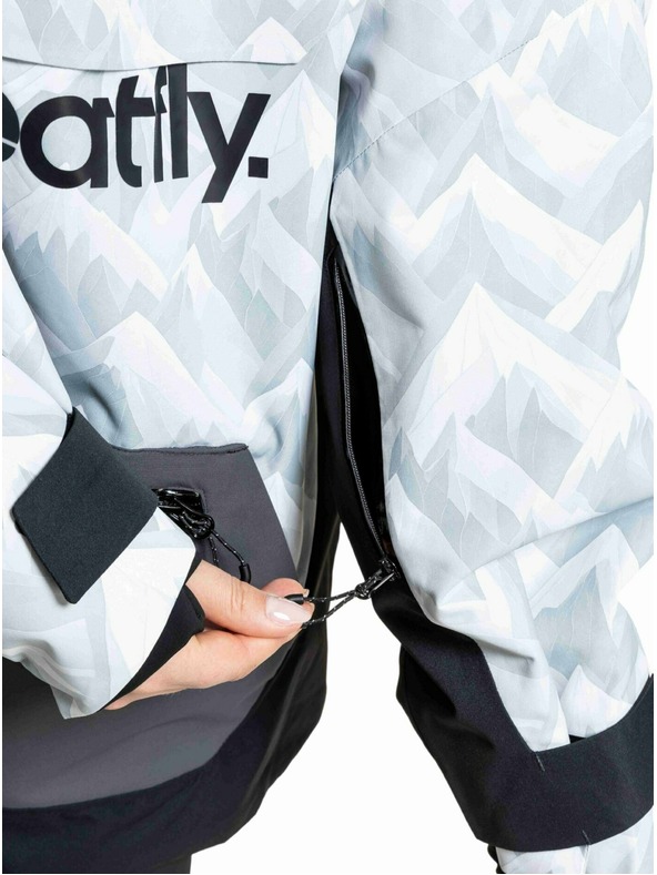 Meatfly Meatfly uniseks SNB & SKI jakna Maddie White Camo / Black