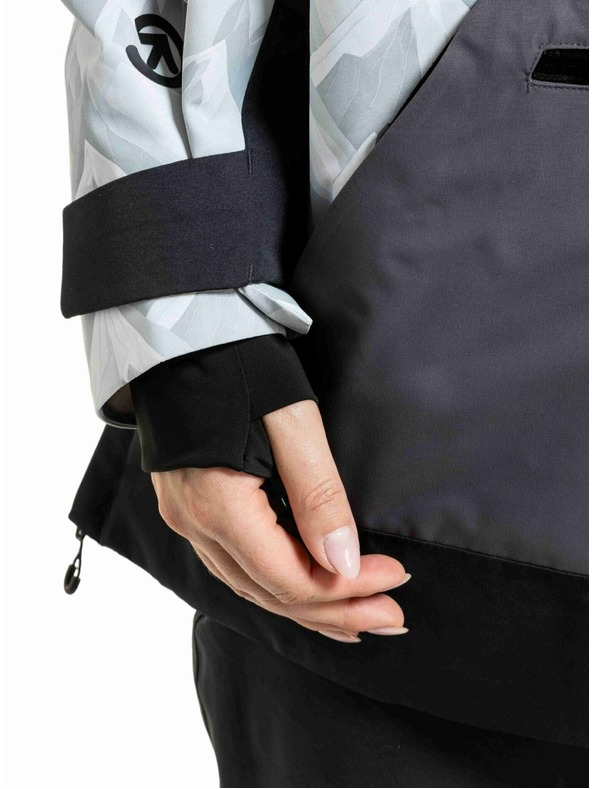 Meatfly Meatfly uniseks SNB & SKI jakna Maddie White Camo / Black