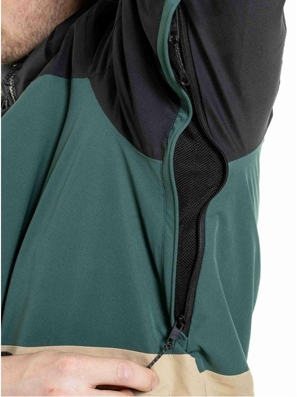 Meatfly Meatfly moška SNB & SKI jakna Manifold Black / Safari