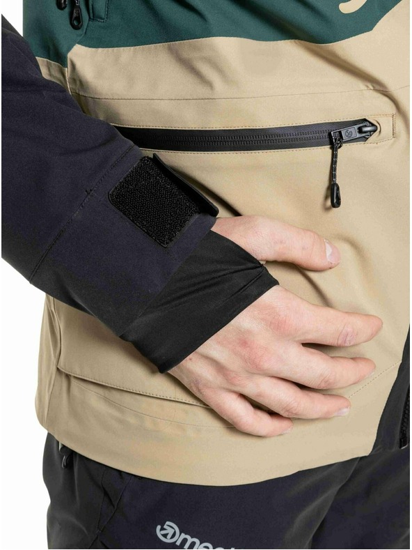 Meatfly Meatfly moška SNB & SKI jakna Manifold Black / Safari