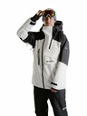 Meatfly Meatfly moška SNB & SKI jakna Blake Clouds White