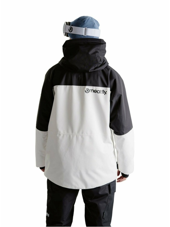 Meatfly Meatfly moška SNB & SKI jakna Blake Clouds White