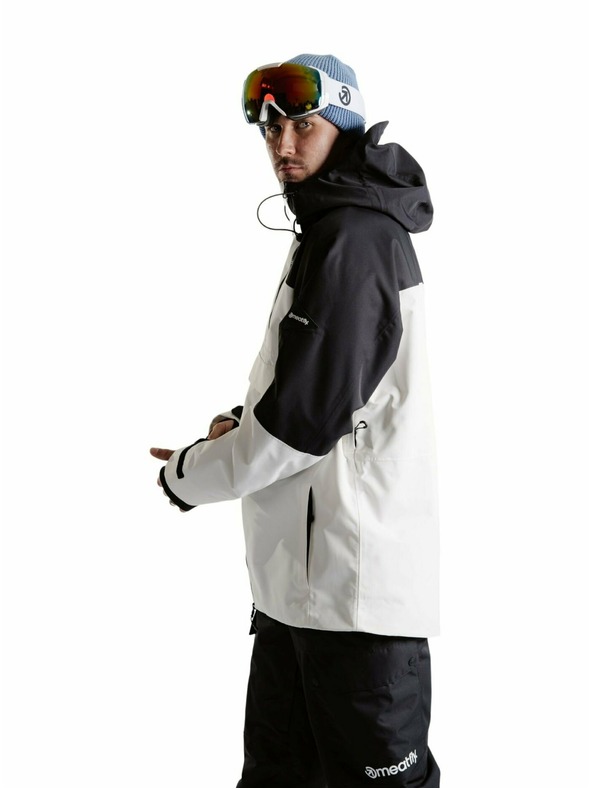 Meatfly Meatfly moška SNB & SKI jakna Blake Clouds White