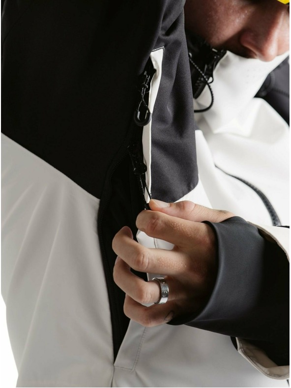 Meatfly Meatfly moška SNB & SKI jakna Blake Clouds White