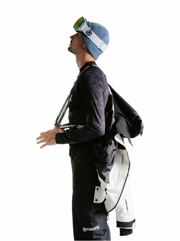 Meatfly Meatfly moška SNB & SKI jakna Blake Clouds White