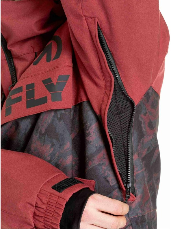 Meatfly Meatfly moška SNB & SKI jakna Zenith Wine Mossy