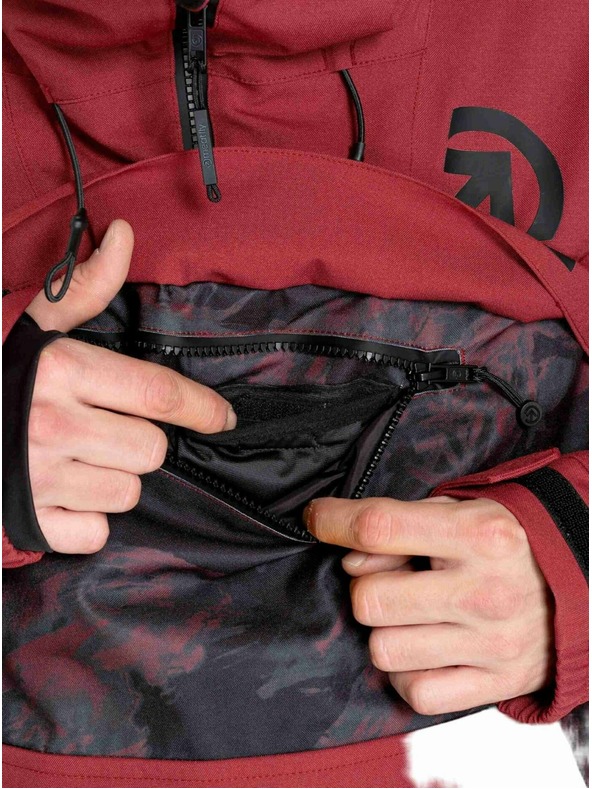 Meatfly Meatfly moška SNB & SKI jakna Zenith Wine Mossy