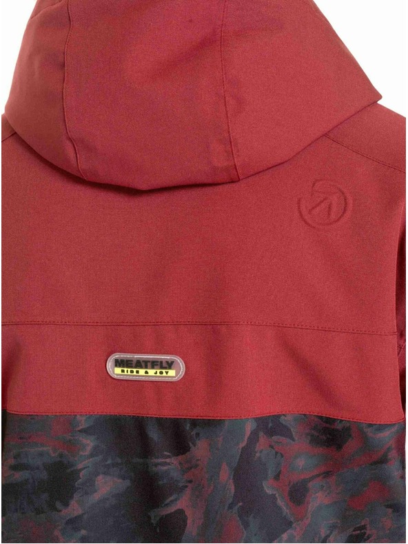 Meatfly Meatfly moška SNB & SKI jakna Zenith Wine Mossy