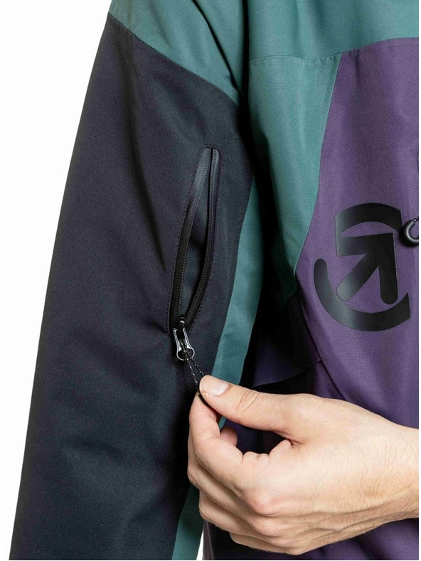 Meatfly Meatfly moška SNB & SKI jakna Shader Botanical Purple