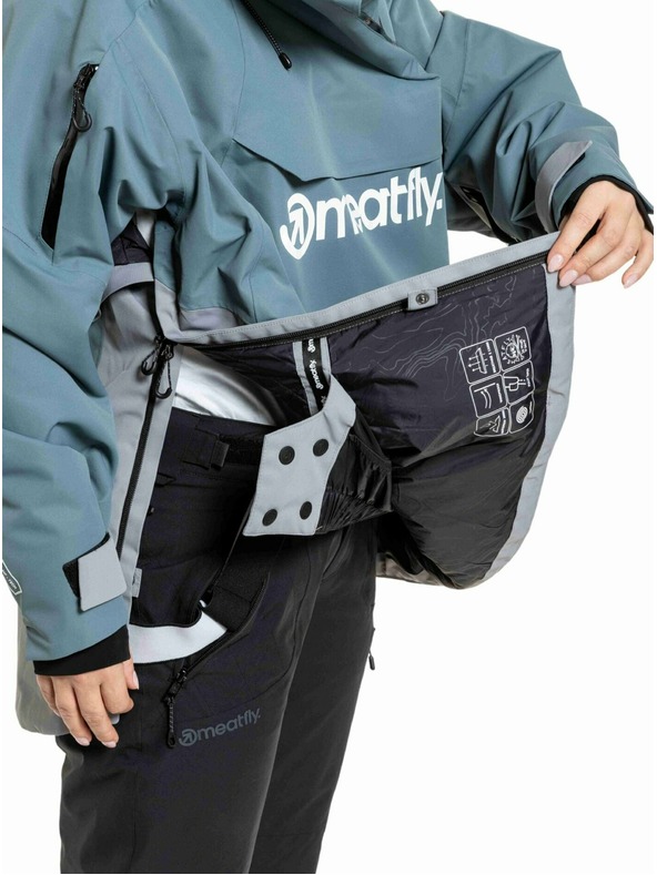Meatfly Meatfly uniseks SNB & SKI jakna Maddie Blue Sea / Silver